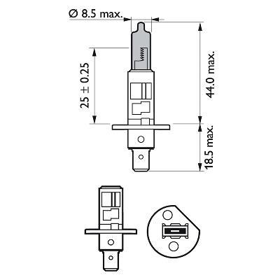 Ampoule PHILIPS ref. 12258XVB1
