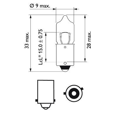 Lâmpada PHILIPS 2 ✕ H6W - ref. 24720930