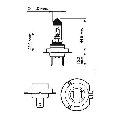Ampoule PHILIPS 1 ✕ H7 Rally - 12035