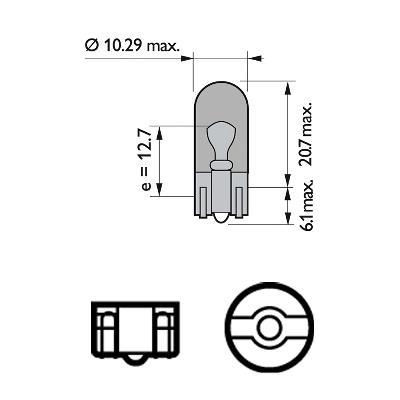 Ampoule PHILIPS 2 ✕ WY5W - ref. 40058130