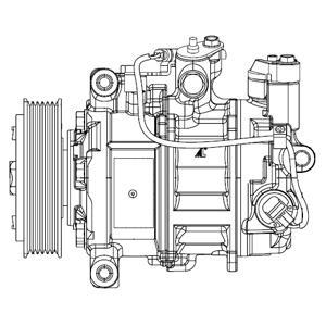 Compresseur, climatisation DELPHI CS20504
