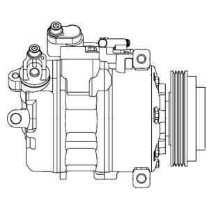 Compresseur, climatisation DELPHI CS20527