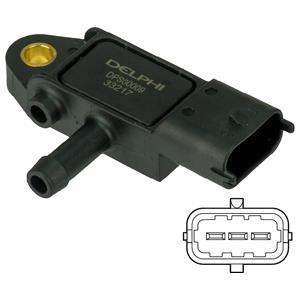 Capteur, pression des gaz échappement DELPHI DPS00009