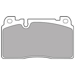 Jeu de 4 plaquettes de frein DELPHI LP2491