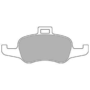 Jeu de 4 plaquettes de frein DELPHI LP3168