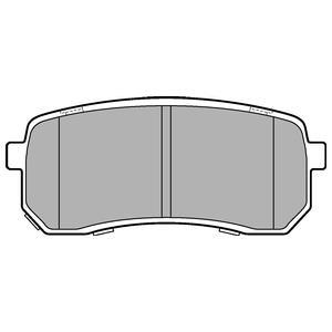 Jeu de 4 plaquettes de frein DELPHI LP3178