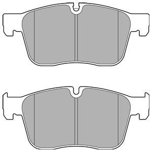 Jeu de 4 plaquettes de frein DELPHI LP3187