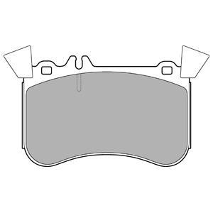 Jeu de 4 plaquettes de frein DELPHI LP3242