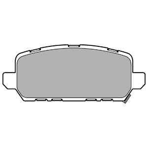 Jeu de 4 plaquettes de frein DELPHI LP3244