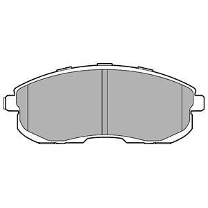 Jeu de 4 plaquettes de frein DELPHI LP3245