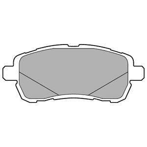 Jeu de 4 plaquettes de frein DELPHI LP3279