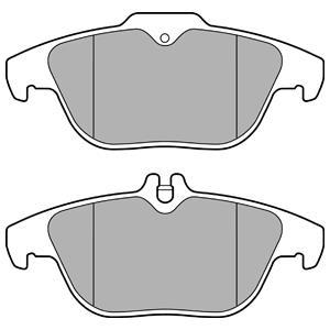 Jeu de 4 plaquettes de frein DELPHI LP3288