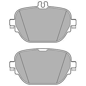 Jeu de 4 plaquettes de frein DELPHI LP3297