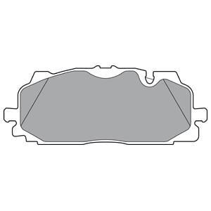 Jeu de 4 plaquettes de frein DELPHI LP3302