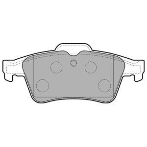 Jeu de 4 plaquettes de frein DELPHI LP3303
