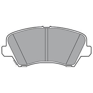 Jeu de 4 plaquettes de frein DELPHI LP3361