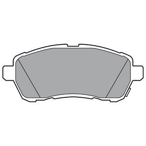 Jeu de 4 plaquettes de frein DELPHI LP3364