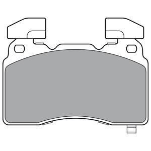 Jeu de 4 plaquettes de frein DELPHI LP3366