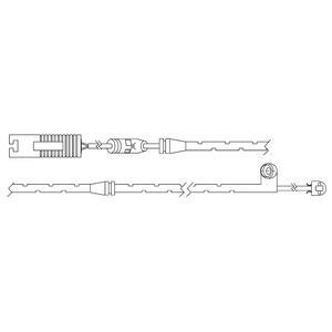 Kit de contact avertisseur, usure des garnitures de freins DELPHI LZ0225 Kit de contact avertisseur, usure des garnitures de freins DELPHI LZ0225