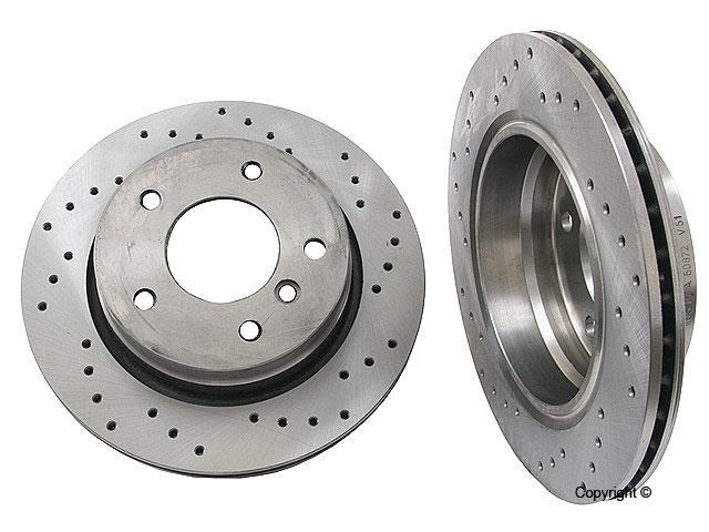 Jeu de 2 disques de frein OTTO ZIMMERMANN GMBH 150.1283.52