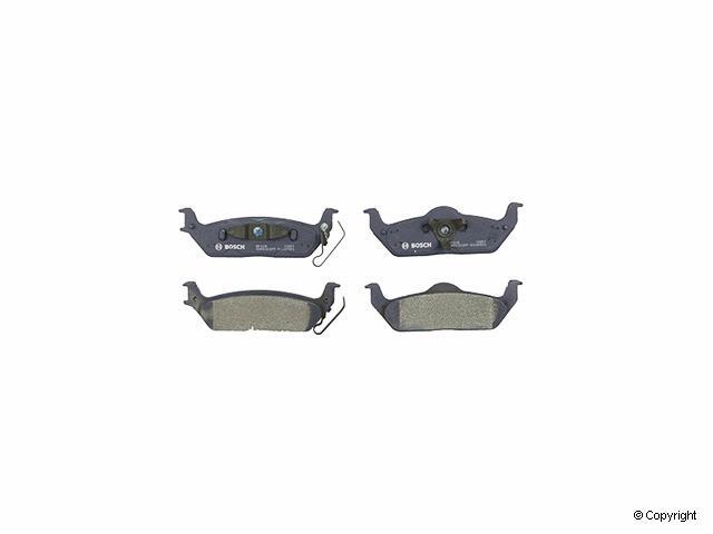 Jeu de 4 plaquettes de frein BOSCH 0 986 494 102