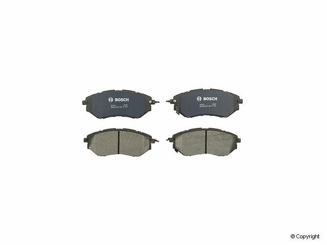 Jeu de 4 plaquettes de frein BOSCH 0 986 494 167