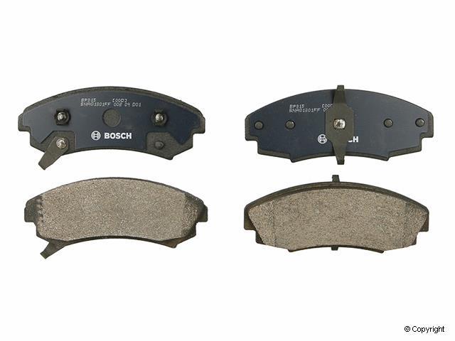 Jeu de 4 plaquettes de frein BOSCH 0 986 424 568