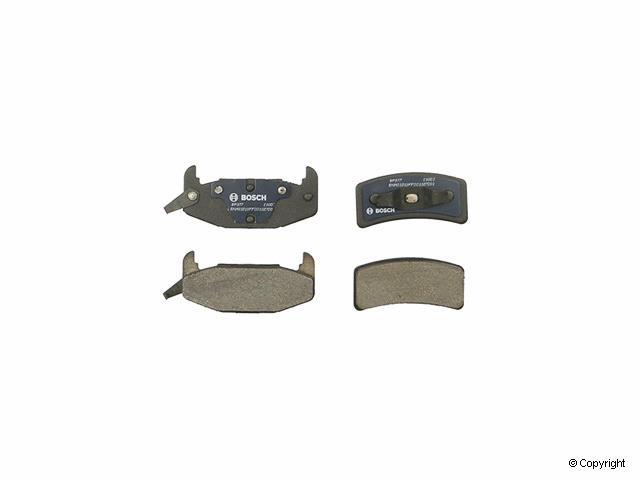 Jeu de 4 plaquettes de frein BOSCH 0 986 424 661