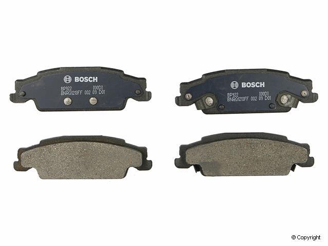 Jeu de 4 plaquettes de frein BOSCH 0 986 424 781