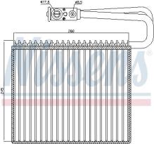 Evaporateur de climatisation NISSENS 92321