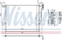Condensador aire acondicionado-Nissens 94431