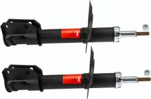 2 Amortisseurs à Gaz Essieu Avant FRANKBERG - Compatibles Fiat Punto 188 (1999-2012) - Remplacent Réf. 6749450