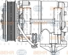 8FK 351 334-841 HELLA Compresseur Climatisation