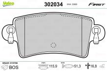 Plaquette de frein arriere Master II BOSCH-0986494043 - Boucherit AUTO