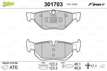 PLAQUETTES DE FREIN ARRIERE 4 PLAQUETTES AR BMW SERIE 3 E90 M3 BREMBO  07B31502 - Auto Pièces de l'Ouest