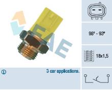 Interrupteur Thermique FAE 36360 - Pour Ventilateur De Radiateur - Température Fermeture 83°C - Filetage M16x1,5