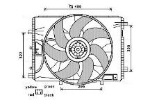 Ventilateur (refroidissement moteur) VEMO V30-01-0014