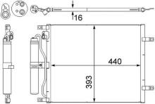 MAHLE Aftermarket AC 443 000S