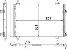 MAHLE Aftermarket AC 554 000P