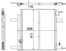 MAHLE Aftermarket AC 636 000P