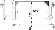 MAHLE Aftermarket AC 672 000P