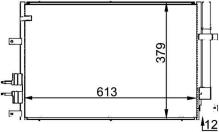 MAHLE Aftermarket AC 693 000P