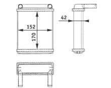 MAHLE Aftermarket AH 128 000P