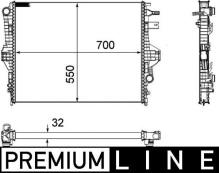 MAHLE Aftermarket CR 1184 000P