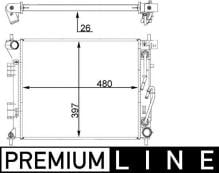 MAHLE Aftermarket CR 1405 000P