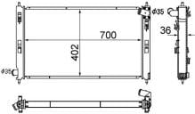 MAHLE Aftermarket CR 1882 000S