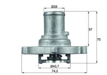 MAHLE Aftermarket TI 122 87D