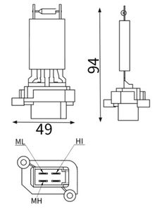 MAHLE Aftermarket ABR 180 000S