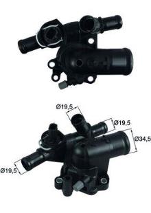 buss jakoparts termostato Herth carcasa Nissan Qashqai I X-Trail t31 2.0 DCI