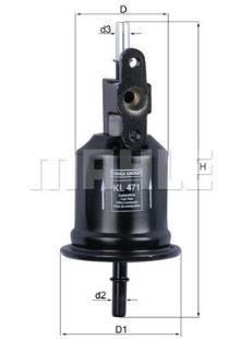 KNECHT FILTER KL 471